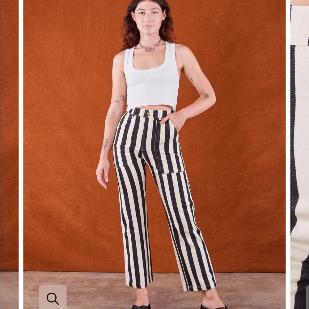 Big Bud Press Striped Work Pants - Small